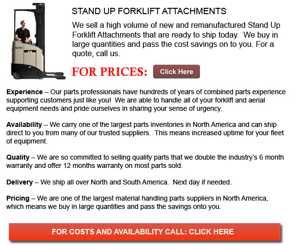stand up forklift supplier